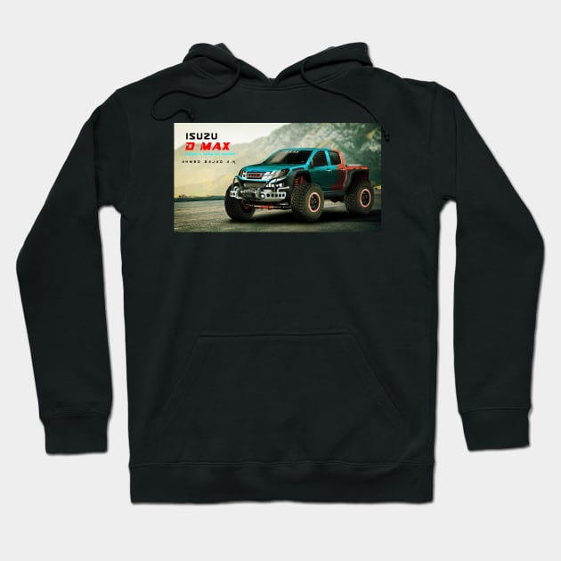 ISUZU Dmax Dgital modified ARTWORK by ASAKDESIGNS Hoodie by ASAKDESIGNS